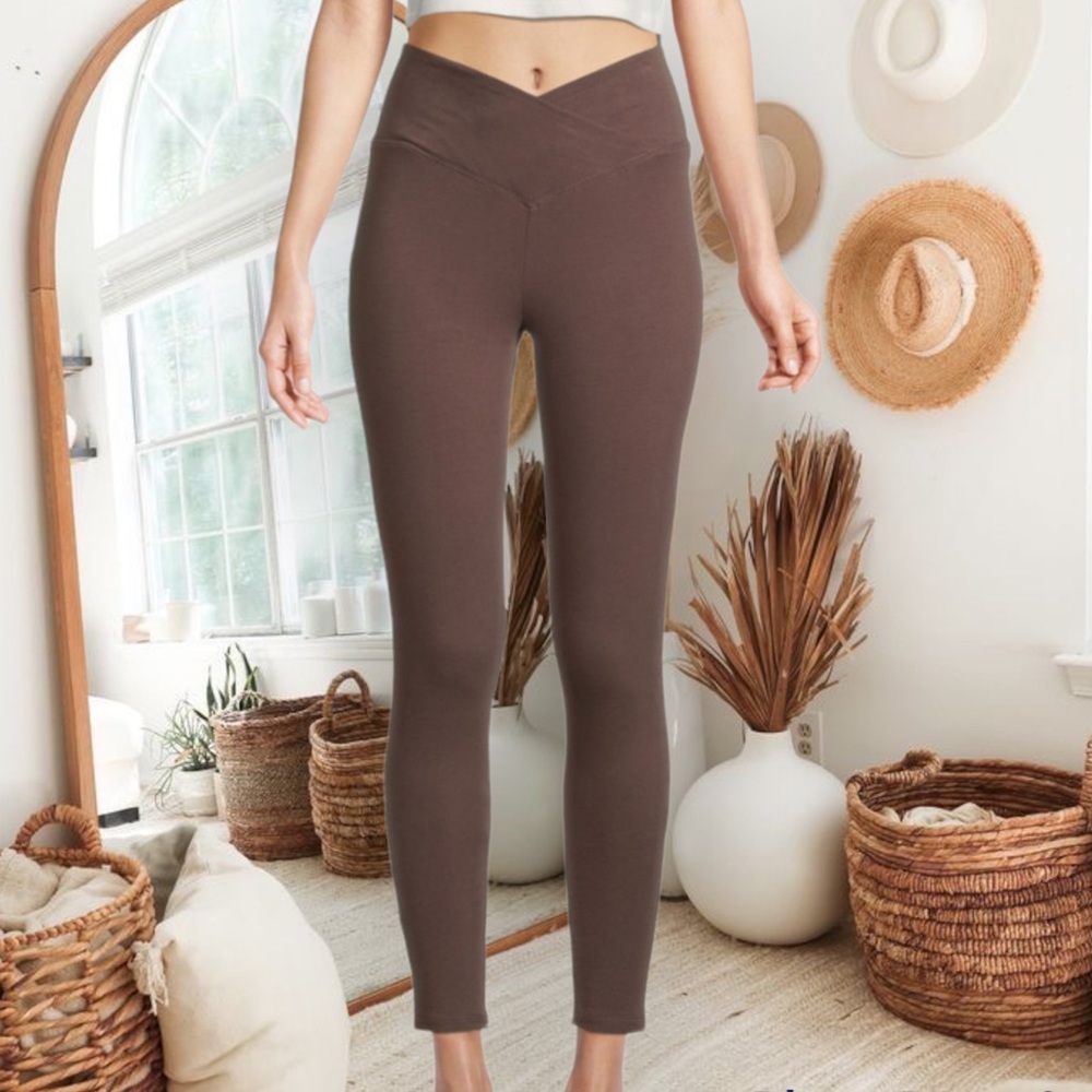 Brown High Waist Leggings